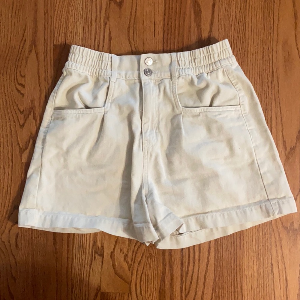 Beige Shorts